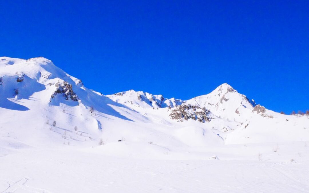 Escursione in ambiente innevato al Col Serena